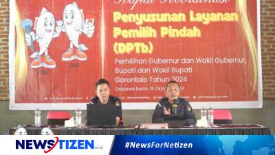 KPU Kabupaten Gorontalo Gelar Rakor Layanan Pindah Memilih untuk Pilkada 2024