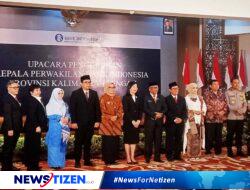 Yuliansah Andrias Dikukuhkan sebagai Kepala Perwakilan Bank Indonesia Kalimantan Tengah