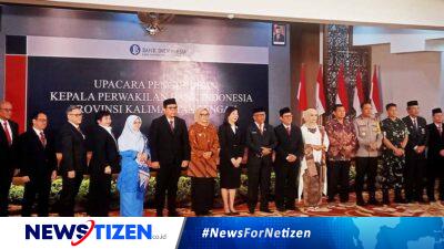 Yuliansah Andrias Dikukuhkan sebagai Kepala Perwakilan Bank Indonesia Kalimantan Tengah