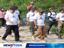 Kapolda Gorontalo Ajak Anggota Polri Hidup Sehat Melalui Kegiatan Hiking