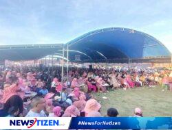 Ribuan Pendukung Padati Kampanye Dialogis Paket Romantis di Gentuma Raya