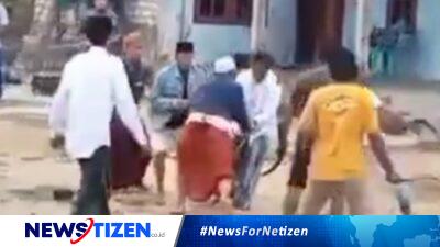 Viral, Seorang Pria Dikeroyok dengan Celurit, Korban Salah Satu Saksi Paslon Pilkada Sampang