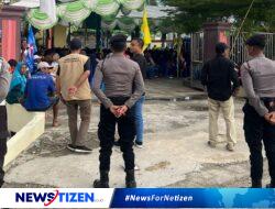 Akhir Masa Kampanye, Personel Satgas OMP Laksanakan Pengamanan 5 Titik di Kabupaten Gorontalo