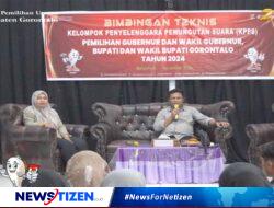 Plt Ketua KPU Kabupaten Gorontalo Monitoring Bimtek KPPS Gelombang II untuk Persiapan Pilkada Serentak 2024
