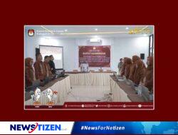 KPU Kabupaten Gorontalo Gelar Rakor Strategis Evaluasi Pelayanan Pindah Memilih dan Validasi Data Pemilih untuk Pilkada 2024