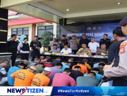 Akhir Tahun 2024, Kapolres Way Kanan Gelar Press Release Sampaikan Capaian Kinerja