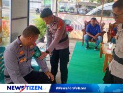 Dukung Operasi Lilin Otanaha, Biddokkes Polda Gorontalo Berikan Pelayanan Kesehatan Rutin