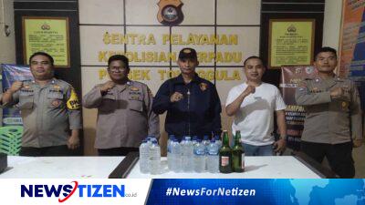 Polsek Tolinggula Sita Miras dalam Operasi Pekat Otanaha II untuk Ciptakan Kamtibmas Kondusif
