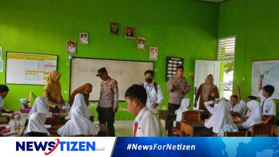 Dukung Program Pemerintah, Polisi Monitoring Uji Coba Makan Bergizi Gratis di Baradatu