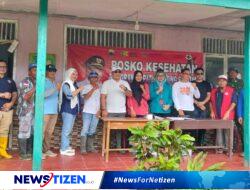 Wakil Bupati Terpilih Saiful Anwar Tinjau Korban Banjir di Sragi, Lampung Selatan