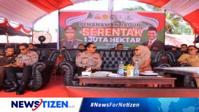Kapolda Gorontalo Dukung Program Penanaman Jagung Serentak 1 Juta Hektar untuk Ketahanan Pangan Nasional