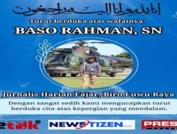 Jurnalis Harian Fajar, Biro Luwu Raya Berpulang, Dimakamkan di Pemakaman Muslim