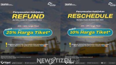 ASDP Permudah Refund dan Reschedule Tiket Ferry: Lebih Fleksibel, Mudah, dan Ramah Pengguna