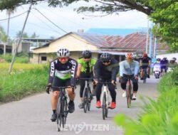 Kapolda Gorontalo Gowes Santai Sambil Pantau Kamtibmas
