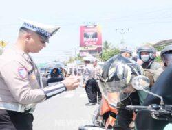 Hari Pertama Operasi Keselamatan Otanaha, Dit Lantas Polda Gorontalo Himbau Pengendara Taat Aturan
