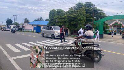 Dit Samapta Polda Gorontalo Aktif Atur Lalu Lintas untuk Kelancaran dan Keselamatan