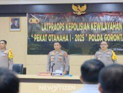Kapolda Gorontalo Buka Lat Pra Ops Pekat Otanaha 1 Tahun 2025: Maksimalkan Penindakan Kriminalitas