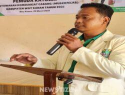 Pemuda Katolik Way Kanan Gelar Muskomcab IV, Benidiktus Eko Setiawan Terpilih Sebagai Ketua