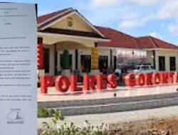Terkait Dugaan Pencemaran Nama Baik, Izrak Habu Cs Dilaporkan ke Polres Gorut