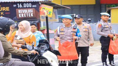 Indahnya Ramadhan, Polda Gorontalo Berbagi Takjil