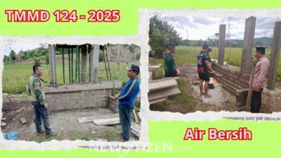 Dansatgas TMMD 124 Tinjau Proyek Air Bersih di Gentuma Raya: Wujud Sinergi TNI dan Warga untuk Kesejahteraan Masyarakat