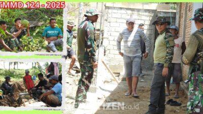 Dansatgas TMMD 124 Gorut Guyub Bareng Warga: Letkol Inf Rayner D.R. Wajong Tunjukkan Kepemimpinan Tanpa Sekat