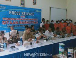 BNN Kalimantan Tengah Ungkap Jaringan Narkotika di Lima Wilayah, Termasuk Lapas Palangka Raya