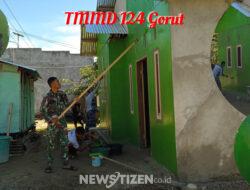 Rumah Layak Huni untuk Yunus Podu Hampir Rampung, TMMD 124 Tunjukkan Aksi Nyata di Gorut