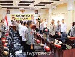 Kapolda Gorontalo Hadiri Rakernis Gabungan Divisi Polri Secara Virtual