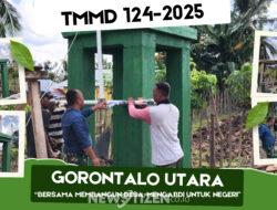 Tembus Hari Libur, Satgas TMMD 124-2025 Genjot Pemasangan Sumur Bor di Dusun Tihengo