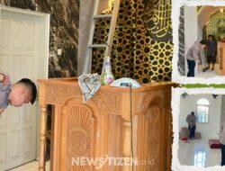 Menyambut Idul Adha, Personel Polda Gorontalo Bersihkan Masjid Darul Hikmah: Wujud Kepedulian dan Cinta Rumah Allah