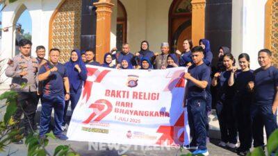 Polri Menyapa Umat: Bakti Religi HUT Bhayangkara di Masjid Al Muhajirin