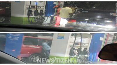 Mafia BBM Beraksi Bebas? BBM Subsidi di Kuras di SPBU Bektiharjo Tuban