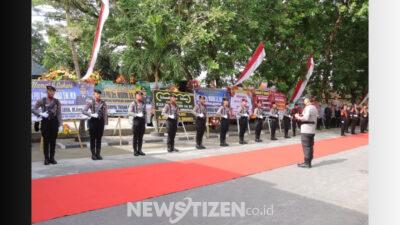 Momentum Semangat Baru, Kapolda Gorontalo Irjen Pol. Widodo Disambut dengan Jajar Kehormatan