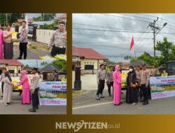 Polres Pohuwato dan Bulog Gelar Gerakan Pangan Murah di Patilanggio, Sediakan Beras Terjangkau untuk Warga