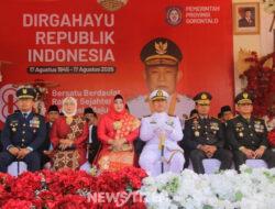 Wakapolda Gorontalo Hadiri HUT ke-80 RI, Tegaskan Sinergi Jaga Persatuan dan Keamanan