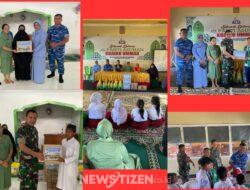 HUT ke-80 TNI, Kodim 1314/Gorut dan Satrad 207 Berbagi Kasih di Panti Asuhan