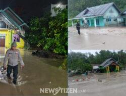 Banjir Malam di Pohuwato: Ratusan Warga Taluditi Terdampak, Polisi Sisir Rumah Warga dengan Senter
