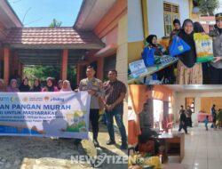 Polri Hadir Meringankan Beban Warga Melalui Pasar Murah di Pohuwato