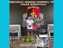 Resmob Polda Gorontalo Bekuk Pencuri, Gas Elpiji hingga HP Digondol Pelaku