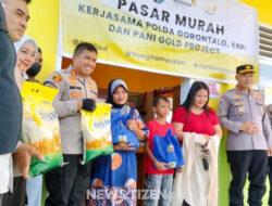 Pasar Murah Polda Gorontalo Hadirkan Kebahagiaan untuk Warga Buntulia