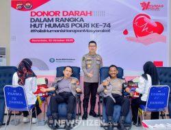 Setetes Darah, Sejuta Kepedulian: Semangat HUT Humas Polri ke-74 di Gorontalo