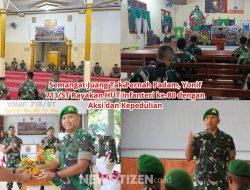Semangat Juang Tak Pernah Padam, Yonif 713/ST Rayakan HUT Infanteri ke-80 dengan Aksi dan Kepedulian