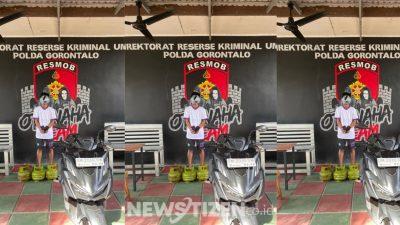Resmob Polda Gorontalo Ungkap Kasus Pencurian, Pelaku Terancam Hukuman Lima Tahun Penjara