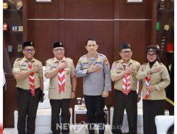 Kapolda Gorontalo dan Kwarda Pramuka Perkuat Sinergi Membangun Generasi Muda Tangguh dan Cinta Tanah Air