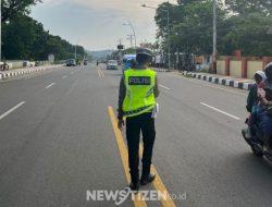 Polisi Hadir di Tengah Aktivitas Pagi, Satlantas Gorut Wujudkan Tertib Lalu Lintas dan Rasa Aman
