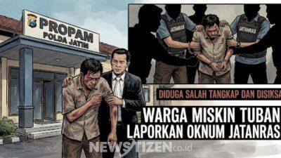 Diduga Salah Tangkap dan Disiksa, Warga Miskin Tuban Laporkan Oknum Jatanras ke Propam Polda Jatim