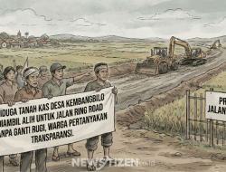 Diduga Tanah Kas Desa Kembangbilo Diambil Alih untuk Jalan Ring Road Tanpa Ganti Rugi, Warga Pertanyakan Transparansi