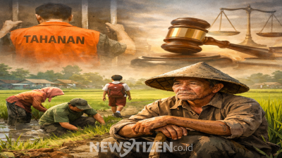 Di Balik Status Tahanan Kota Kades Tingkis, Ada Luka Petani yang Belum Sembuh