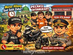 Quick Response Polisi: Pelaku Curanmor di Sipatana Berhasil Diamankan dalam Waktu Singkat